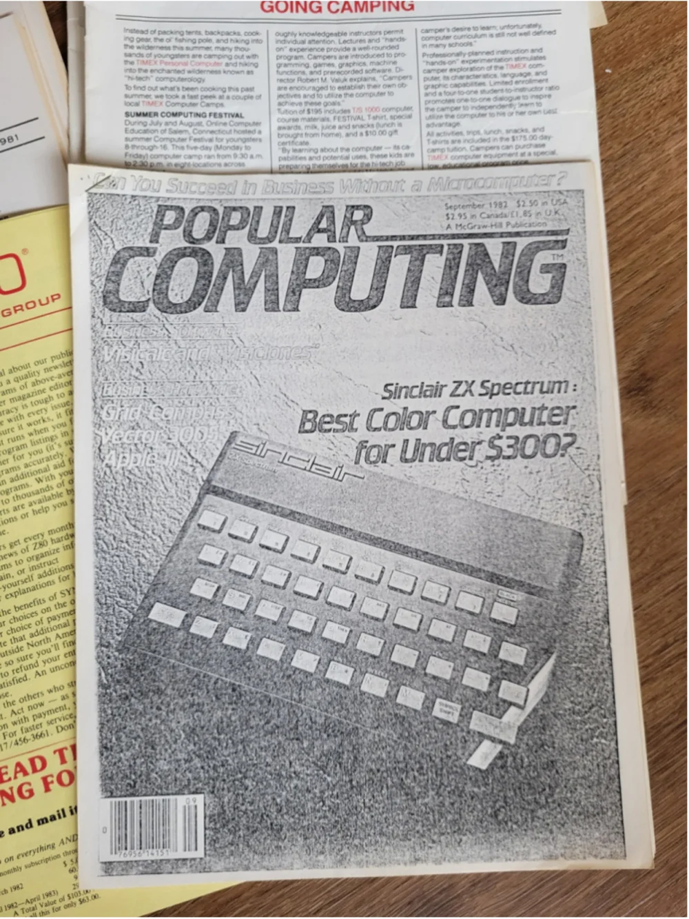 Vintage Sinclair ZX80 ZX81 Computer Paperwork Lot Syntax Newsletters Manuals